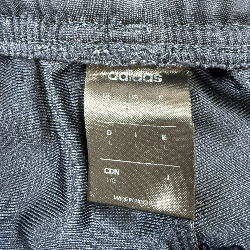 Adidas Track Pants Mens Large Navy Blue 3-Stripe Joggers Athletic Gym Activewear